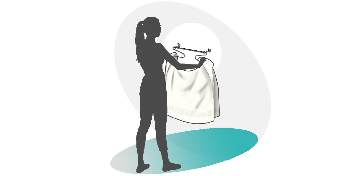 Using Airfold Step 2: Flipping the under side over the ends of the bar